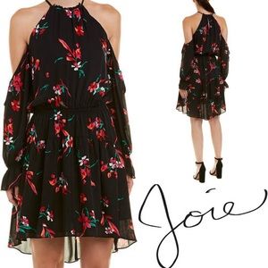 NWT Joie Silk Donesha cold shoulder dress